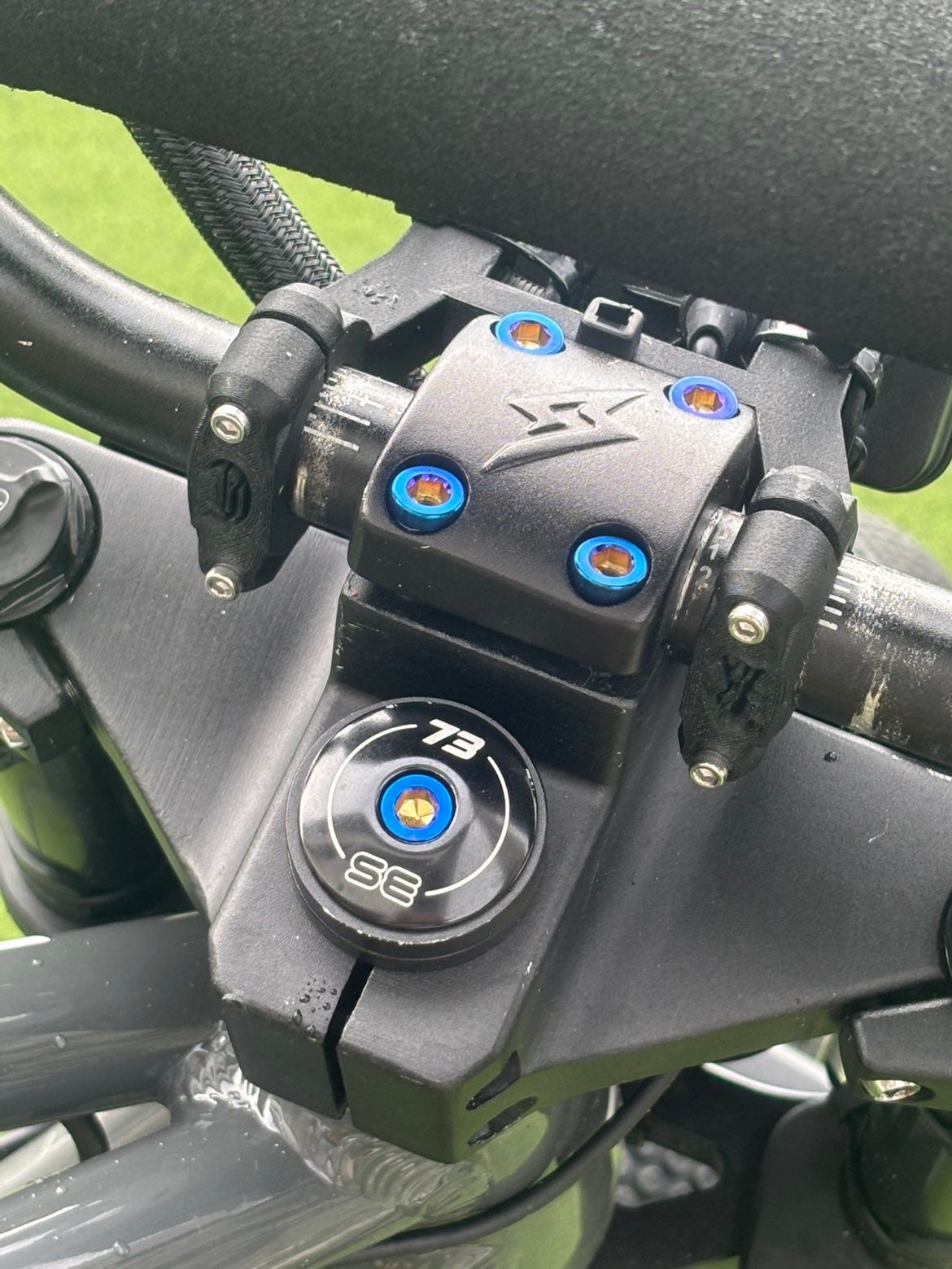 Super 73 titanium bolt head cap ￼